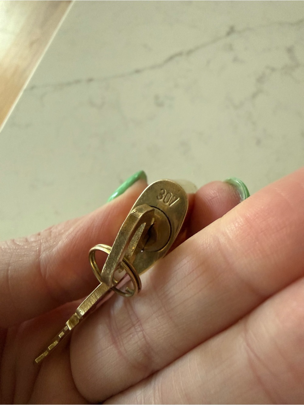 Louis Vuitton Gold-Tone Lock Padlock with Matching Keys - Picture 3 of 6